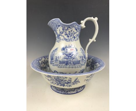 A Spode Signature Collection jug and wash bowl