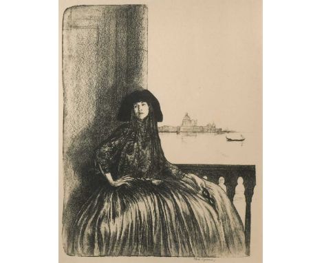 Ethel Gabain (1883-1950) La Vénitiennesigned 'Ethel.Gabain' (lower right)lithograph37 x 28cmProvenance:With P&amp;D Colnaghi 