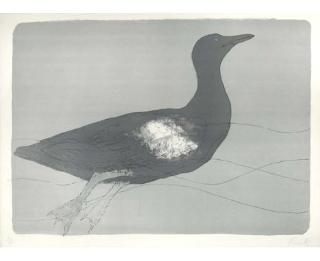 § Dame Elisabeth Frink CH, RA (1930-1993) Guillemotsigned 'Frink' (lower right); numbered 46/50lithograph58 x 79cmCrack to gl
