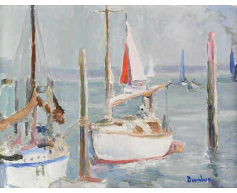 § Ronald Ossory Dunlop NEA, ARA, RBA (1894-1973) Sailing Boatssigned 'Dunlop' (lower right)oil on canvas35.5 x 46cm