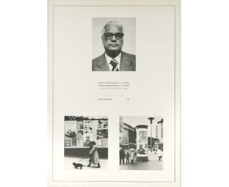 Braco Dimitrijevic (1948-) Passer-by, whom I met by chance at 9.12 a.m.dated 1975; numbered 41/80offset lithograph77 x 55cmSo