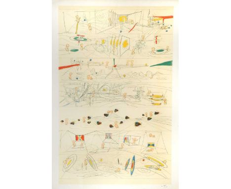 Roberto Matta (1911-2002) D'Yeuxsigned with monogram (lower right)lithograph, unframed76 x 54cm