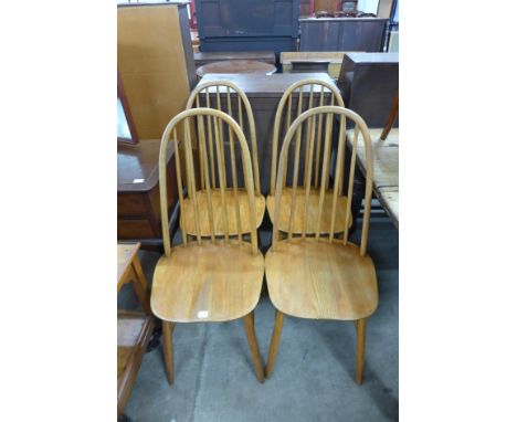 A set of four Ercol style chairs