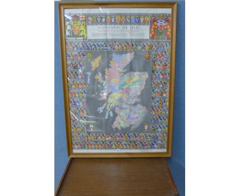 A Scottish coat of arms print