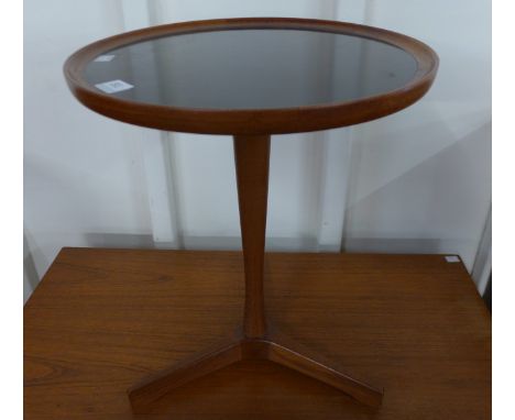 A Danish Hans C. Andersen teak occasional table and a teak standard lamp