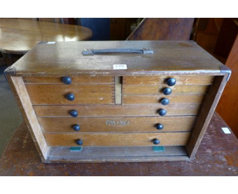 A Moore &amp; Wright engineer's tool chest