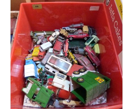A collection of diecast model vehicles