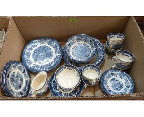 A quantity of Royal Worcester / Palissy Avon Scenes tea and dinnerware