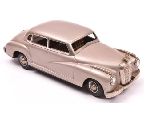 A German produced Tinplate Clockwork Mercedes-Benz 300A (the Adenauer Mercedes). Probably by JNF, an example finished in meta