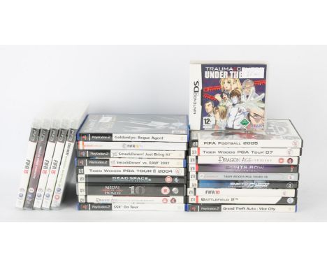 An assortment of 24 games across various consoles and platforms (Nintendo DS, PlayStation 2, PS3 and PC) Highlights include: 