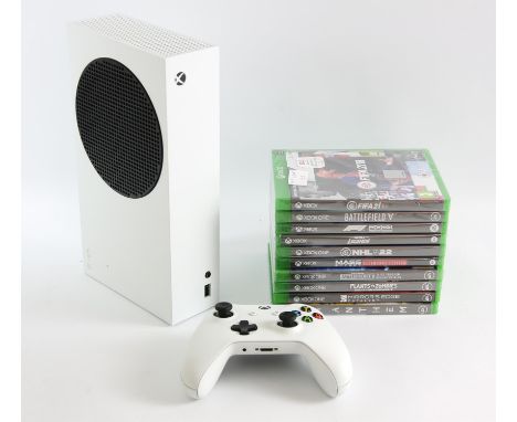 Xbox Series-S Console with wireless controller and 10 games Games include: Anthem, Mirror's Edge Catalyst, Battlefield V, F1 