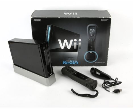 Black Nintendo Wii Console [Wii Sports + Wi Sports Resort + Wii MotionPlus Pak] Proceeds from the sale of this item will be g