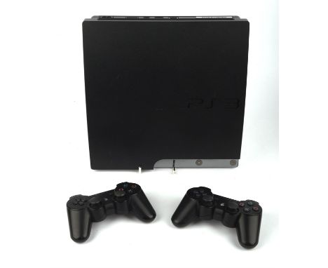 PS3 Slim console with DualShock 3 controllers [Black] (x2) Proceeds from the sale of this item will be going to the Royal Sur