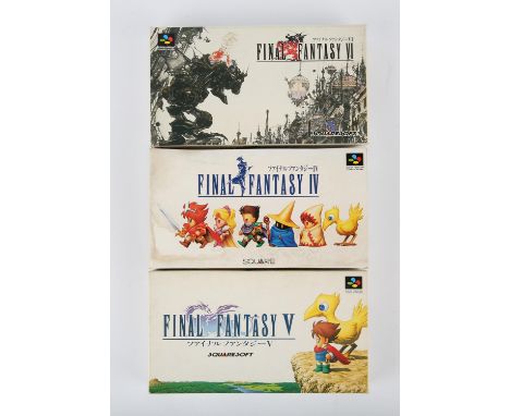 Super Famicom Final Fantasy bundle (NTSC-J) Includes: Final Fantasy IV, Final Fantasy V and Final Fantasy VI Condition Report