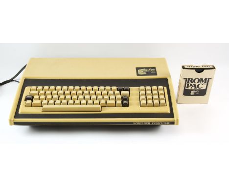 A late 70's Exidy Inc, Sorcerer Computer with ROM Pac and instructions in original packaging and box Condition Report:  Item 