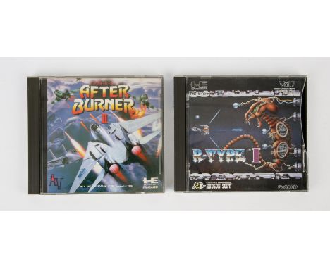 JP PC Engine shooter 2-game bundle (NTSC-J) Includes: After Burner II and R-Type I Condition Report:  Both games are complete