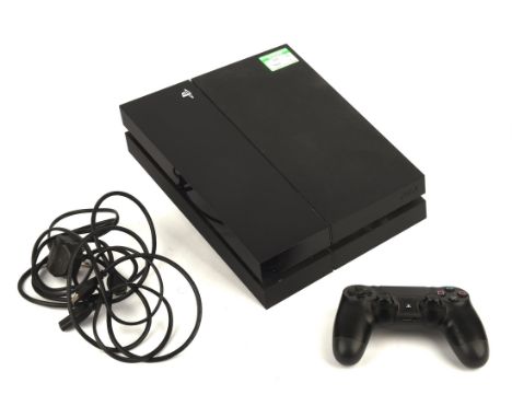 PlayStation 4 (PS4) Console [Black] with DualShock 4 controller and power/HDMI cables Proceeds from the sale of this item wil