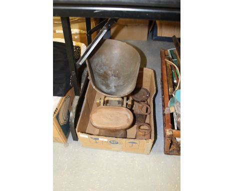 Vintage scales and weights