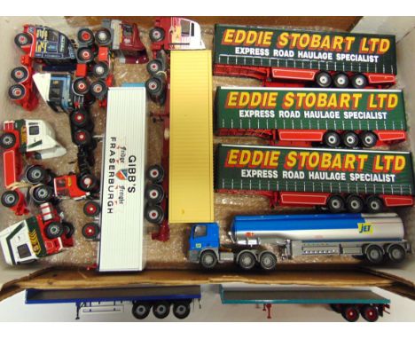 A CORGI CLASSICS HAULIER SERIES COLLECTION  comprising two articulated lorries with a further six tractor units and six trail