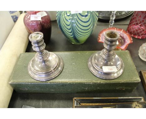 French Plated Ladle & Pair Candlesticks