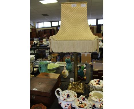 Brass Lamp & Shade