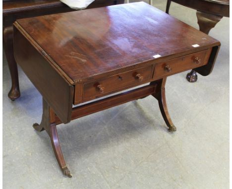 Georgian Mahogany Sofa Table