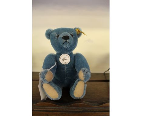 Steiff miniature 1908 replica blue bear