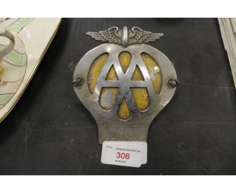 Vintage AA badge
