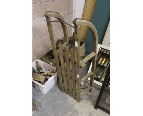 Vintage wooden sledge