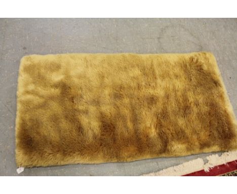 Vintage Rug a cycliffe honey coloured mohair rug