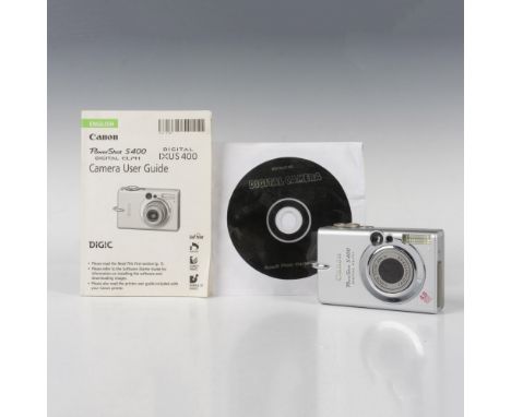 Small Point-and-Shoot Camera with 4.0 megapixels CCD sensor, 3x optical zoom, 9-point AiAF autofocus system, ISO Auto up to 4