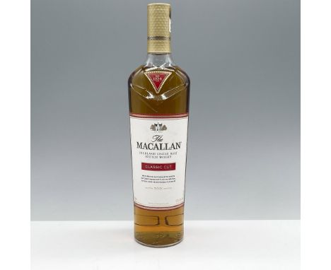 This 2021 vintage bottle is sealed, full. This sealed 750ml bottle of Macallan Classic Cut has been matured in a combination 