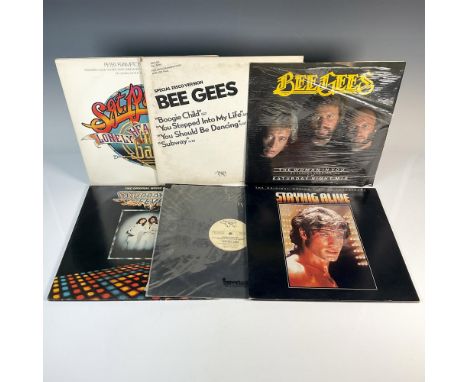 Set includes three vinyl original motion picture soundtrack records. All are The Brothers Gibb classics. Included in the lot 