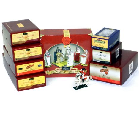 Britains Modern Boxed Figure sets: 43071 - Queen Victoria Presenting the first V.C. to Commander Raby R.N., 43072 - Scots Fus