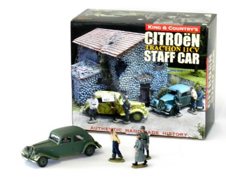 King &amp; Country Gestapo Staff Car boxed set. King &amp; Country Gestapo Arrest Staff Car boxed set WS091. Complete with Ci