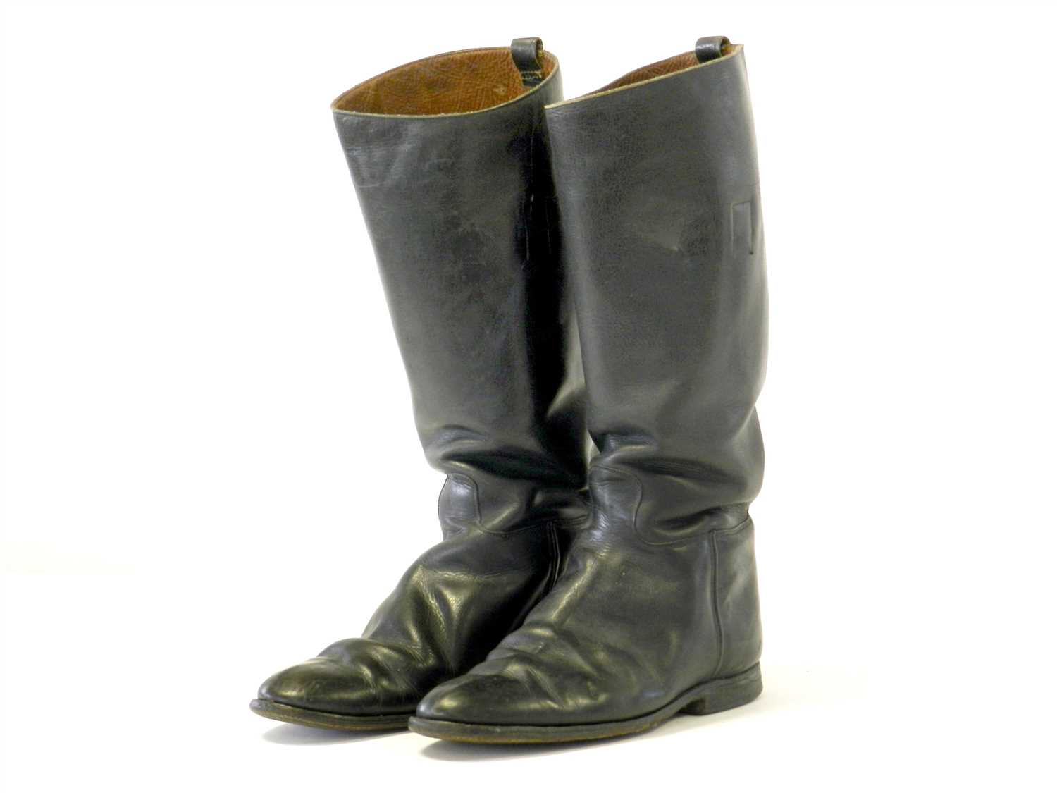 A Pair Of German Army WW2-era Black Leather ‘jack Boots’