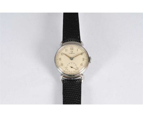 Manufacturer: Omega Model Name: N/A Year: Circa 1940 Case No: 10091075 Case Material: Stainless Steel Movement: Omega Manual 