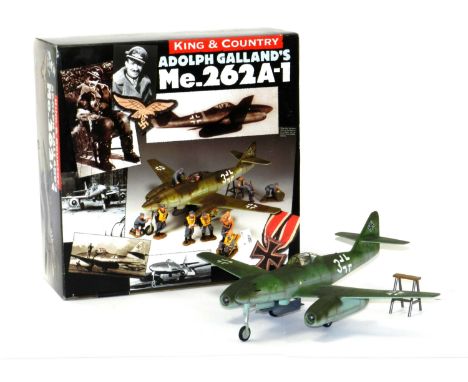 King &amp; Country Messerschmitt Me262 A-1 of Adolph Galland. King &amp; Country LW36 Messerschmitt Me262 A-1 large scale res