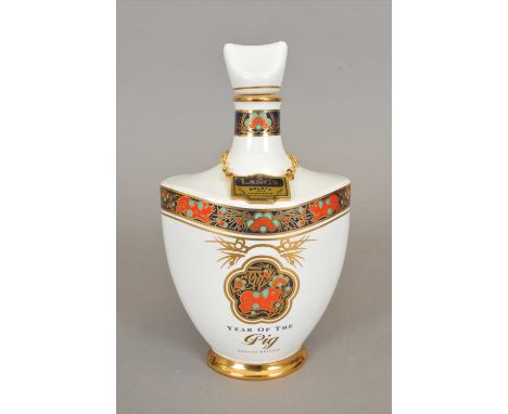 Langs Select Scotch Whisky Year of the Pig Decanter Special Edition Box