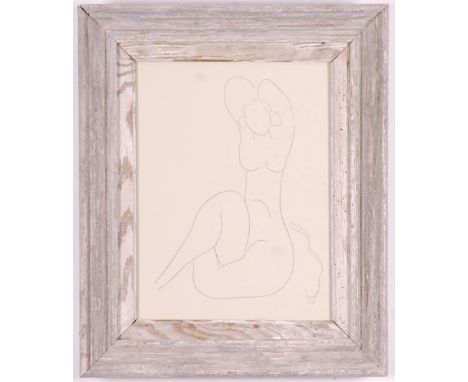 HENRI MATISSE, Engraving after the etching for poesies de Mallarme, on watermarked Montgolfier laid paper, issued in 1933 by 