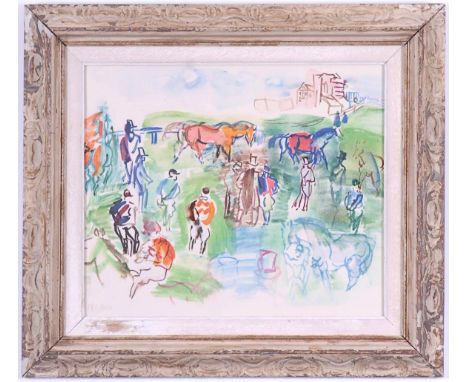 RAOUL DUFY, Epsom lithograph, edition: 1000, numbered. 
