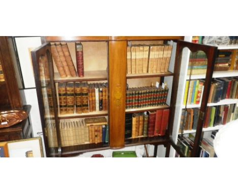 'HISTORY OF THE ENGLISH PEOPLE' BY J. R. GREEN M.A., and a large collection of leather bound and similar books