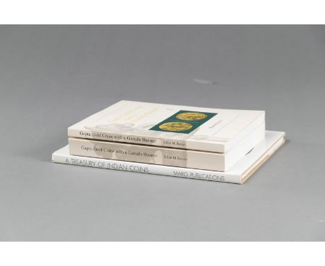 Indische Münzen, Gupta Gold Coins I & II, 3 Bände, u.a. Ellen M. Raven, Martha L. CarterAus einer europäischen Privatsammlung