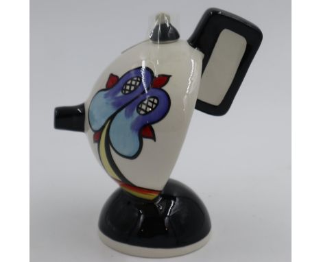 Lorna Bailey teapot in the Lakeside pattern, no cracks or chips, H: 19 cm. UK P&amp;P Group 2 (£20+VAT for the first lot and 