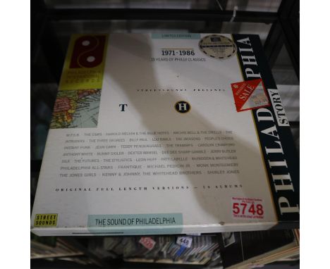 Boxed fourteen LP set of The Philadelphia Story. UK P&amp;P Group 2 (£20+VAT for the first lot and £4+VAT for subsequent lots