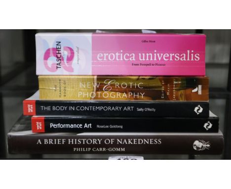 Mixed erotic literature including Taschen Erotica. UK P&amp;P Group 2 (£20+VAT for the first lot and £4+VAT for subsequent lo