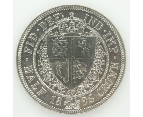 Boxed 1896 silver half crown of Victoria. UK P&amp;P Group 1 (£16+VAT for the first lot and £2+VAT for subsequent lots) 