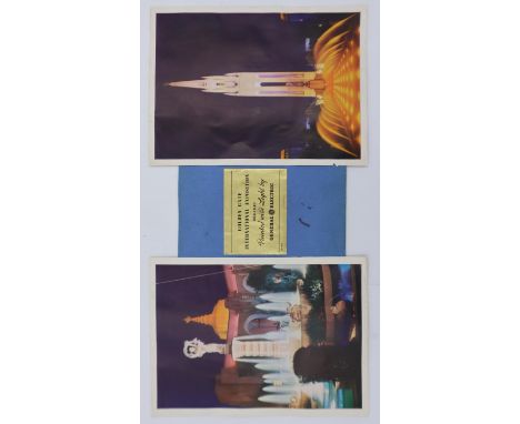 Golden Gate International exhibition A4 size poster from general election. UK P&amp;P Group 1 (£16+VAT for the first lot and 