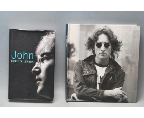 Two hardback books for Beatles star John Lennon to include ' Lennon Legend An Illustrated Life Of John Lennon' features fully