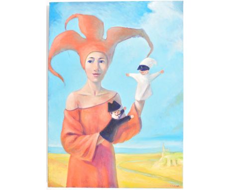 Claudio Giulianelli (Rome, b. 1956) Il bianco ed il nero, 2021 Oil on Canvas Signed bottom right, inscribed to verso Unframed